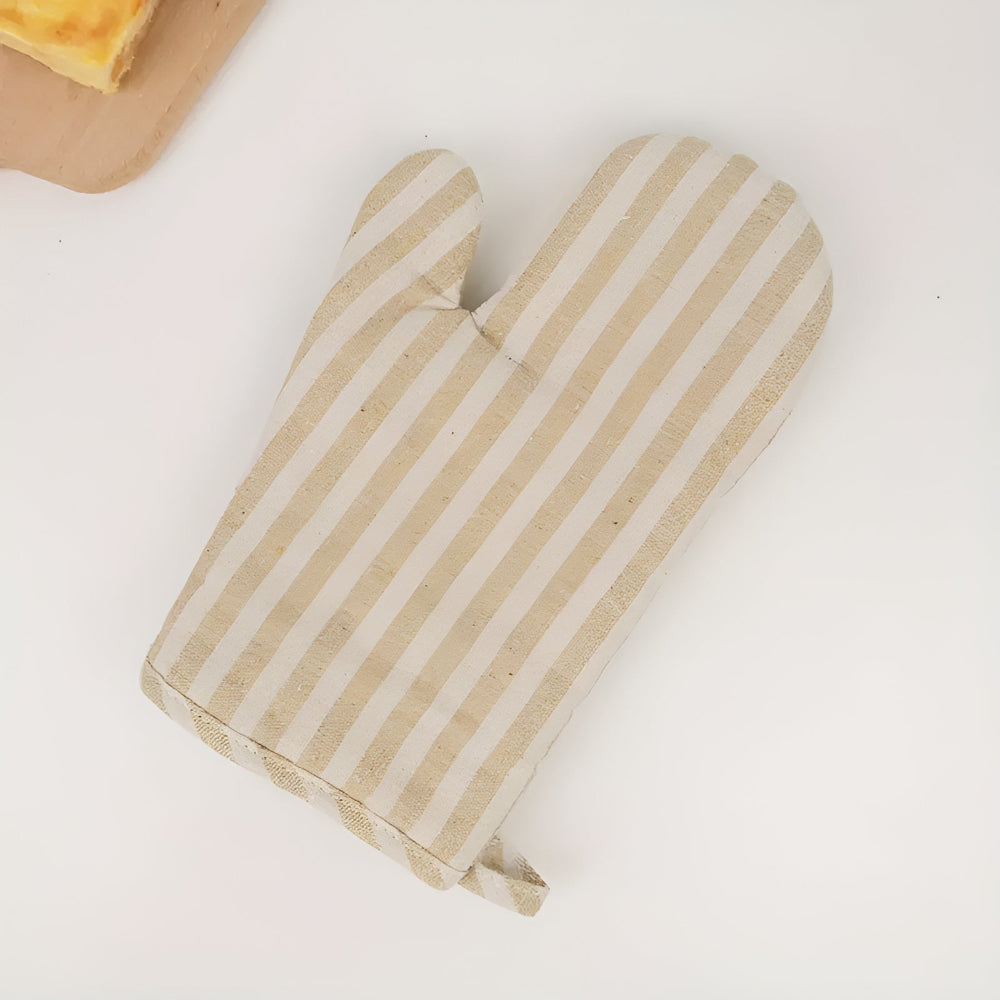 Premium Gestreifte Hitzebeständige Ofenhandschuh