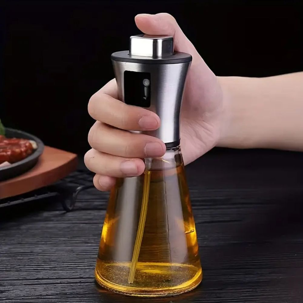 Edelstahl Kristall Öl Sprühflasche