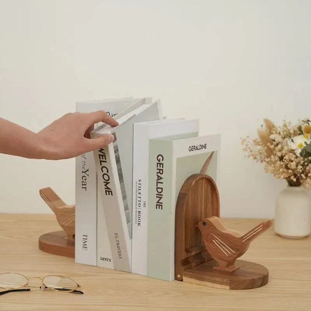 Sperling Vogel Holz Multifunktionale Buchstützen