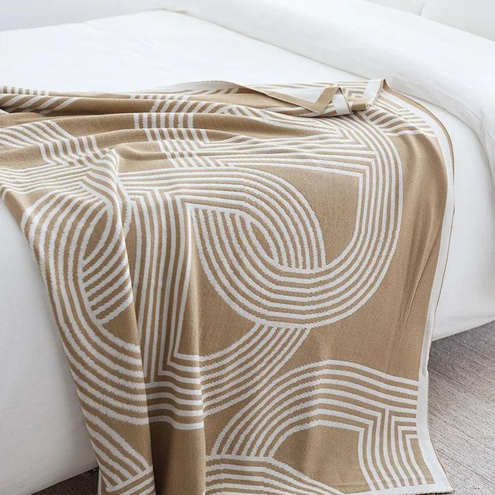 Snuggle Maze Strickdecke