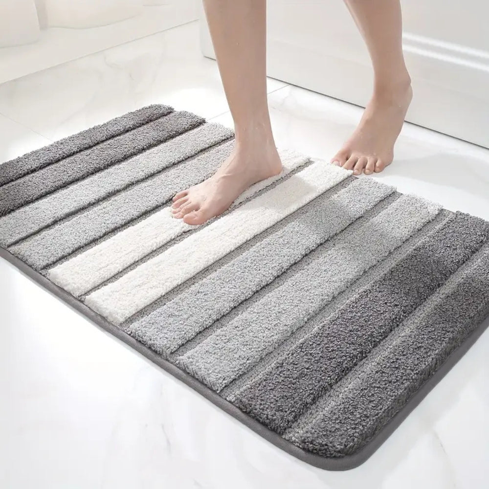 Lumiere Gestreifte Absorbierende Badematte