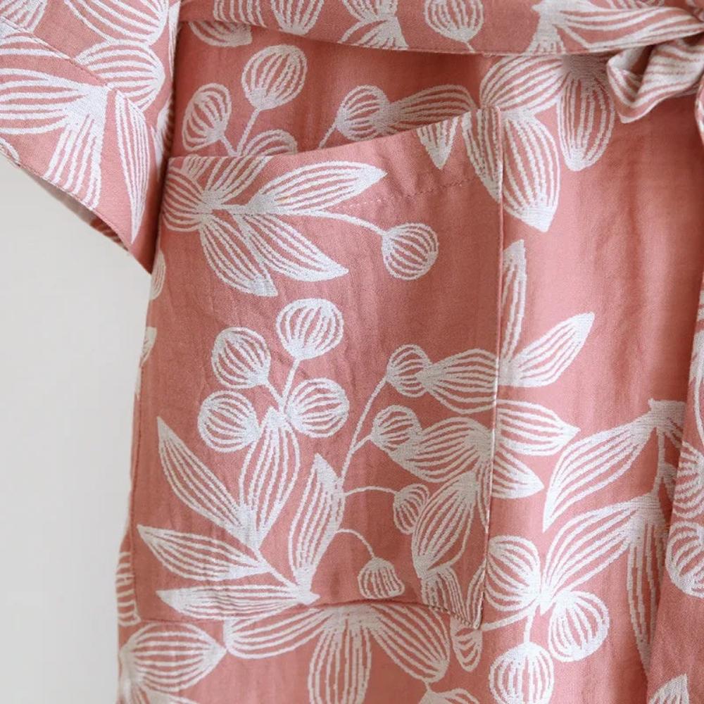Floraler Breeze Kimono Bademantel