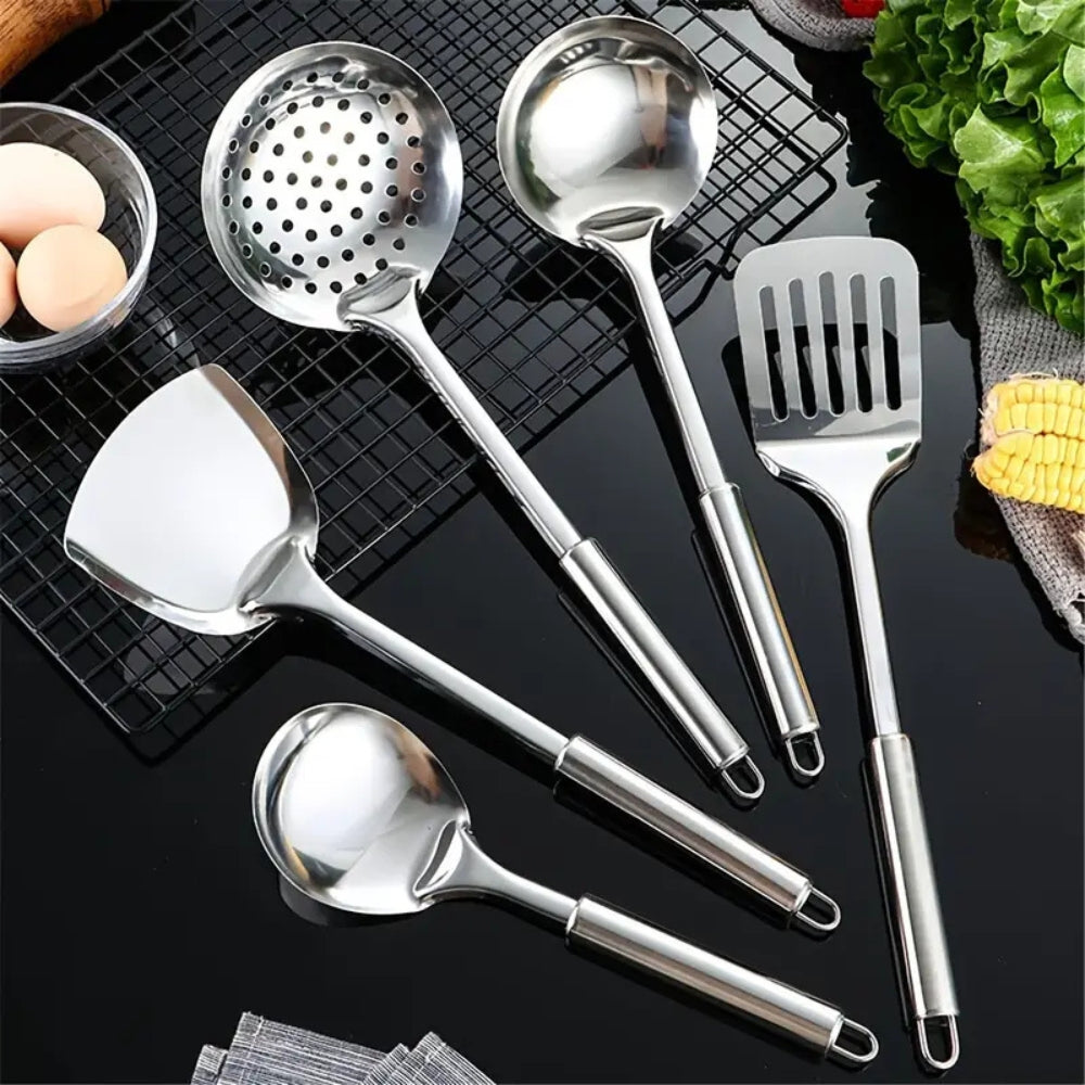 Premium Edelstahl Kochutensilien | 5-teiliges Set