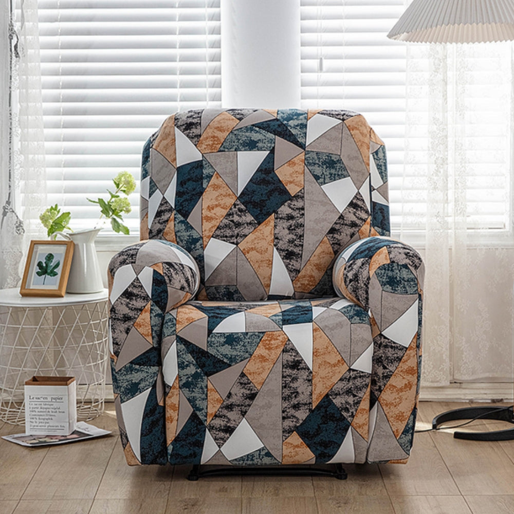 Abstrakte Recliner-Sofabezug
