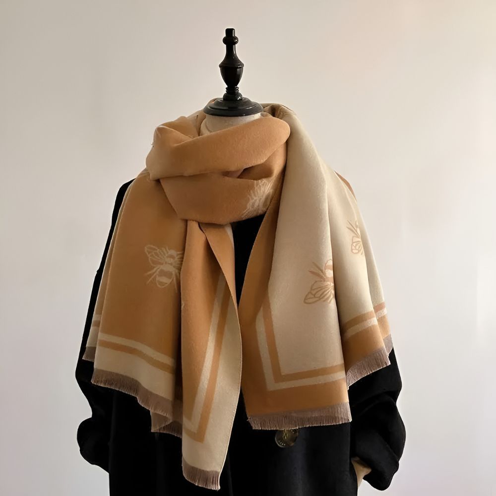 Nuvia Bienenmuster Winter-Schal