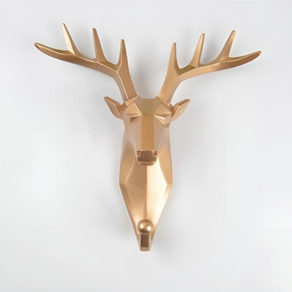 Wandmontierter Schlüsselhalter mit Tierkopf