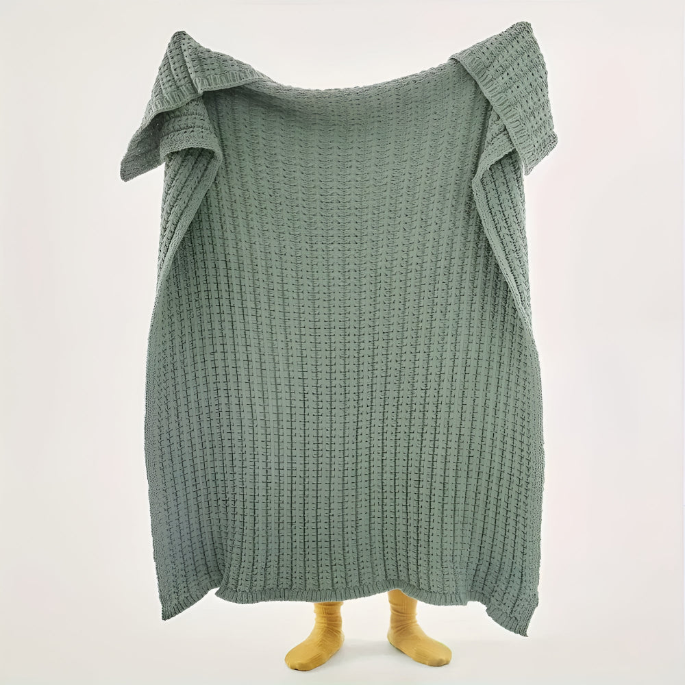 Vintage Chunky Knit Decke