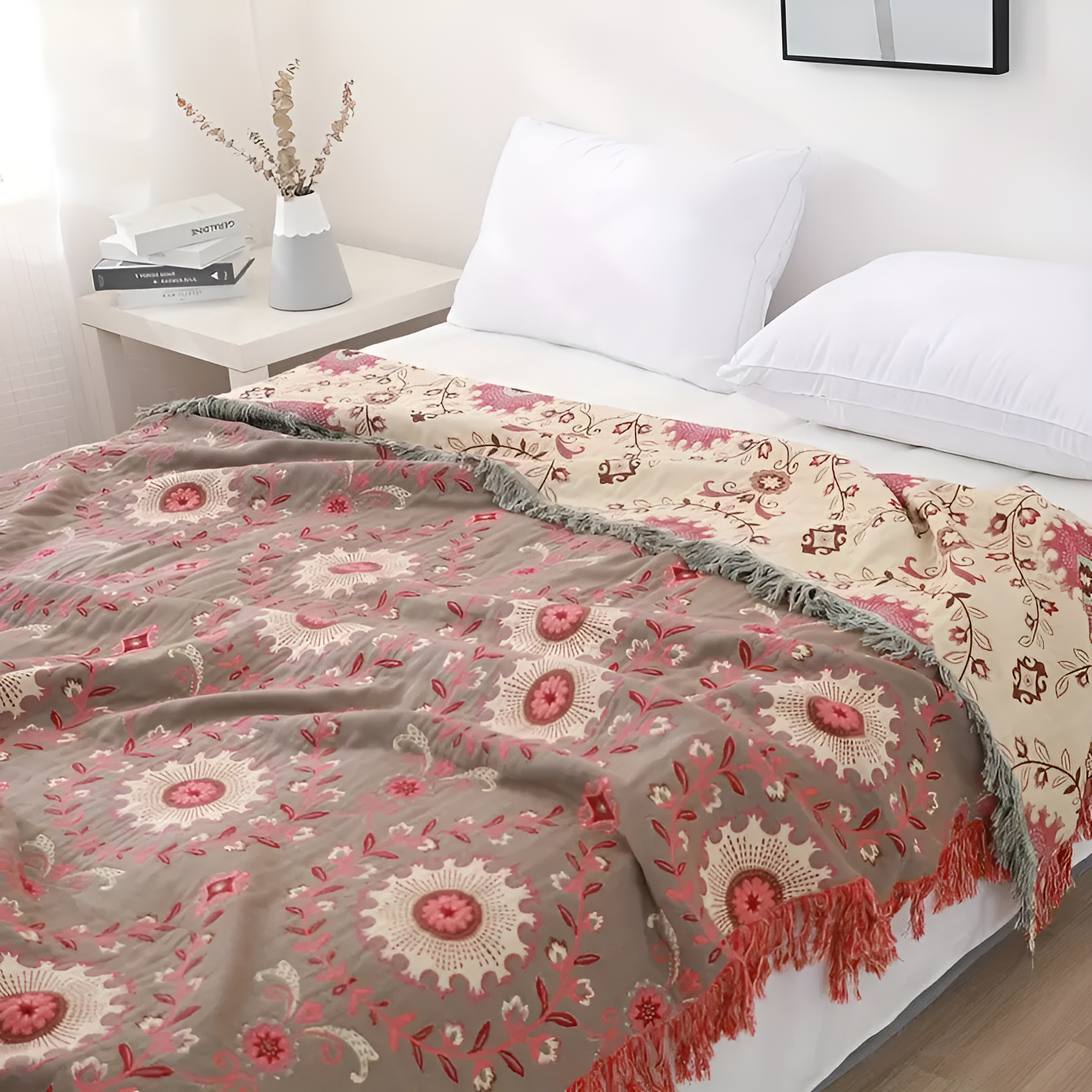 Retro Mandala Wende-Decke