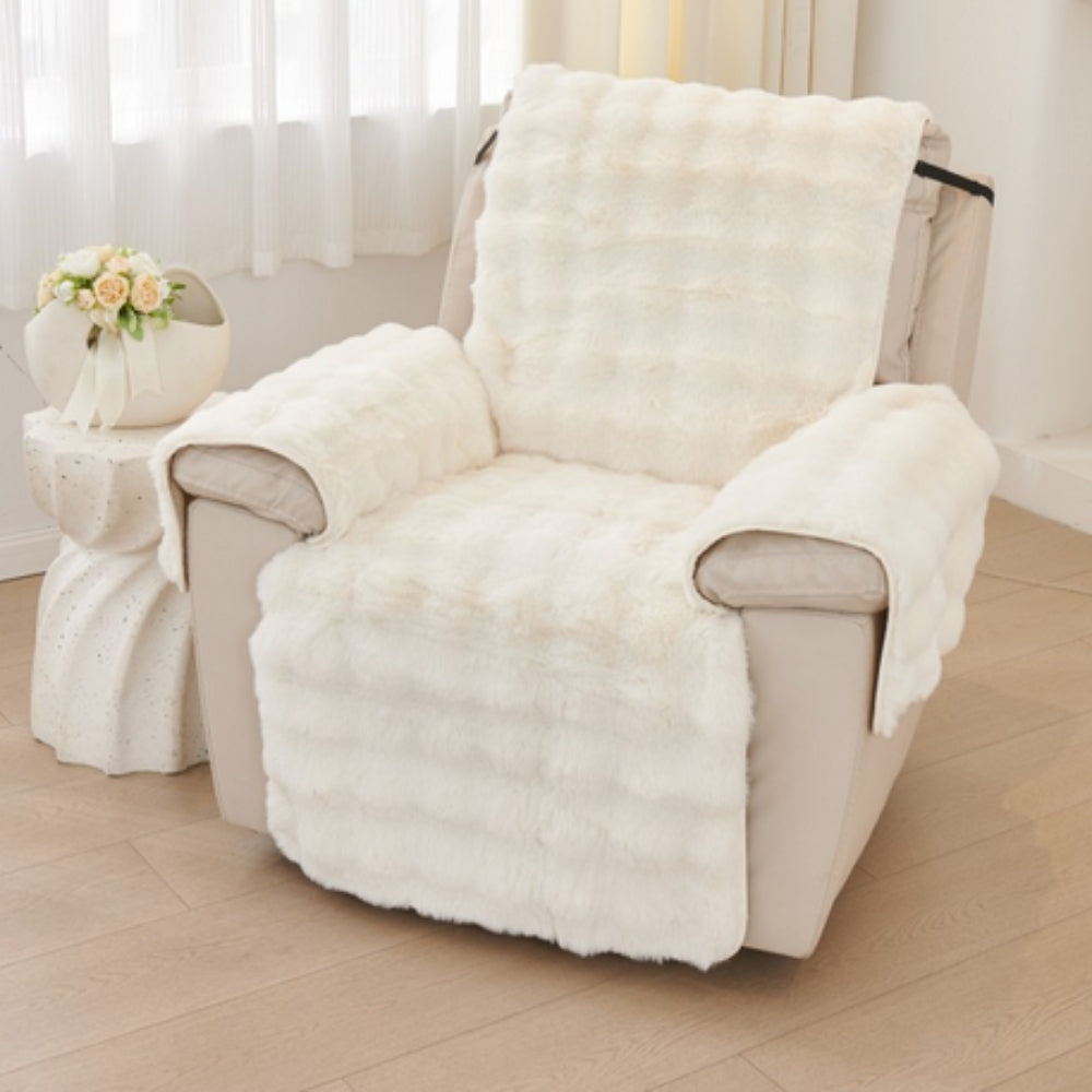 Faux-Fell Recliner Sofabezug