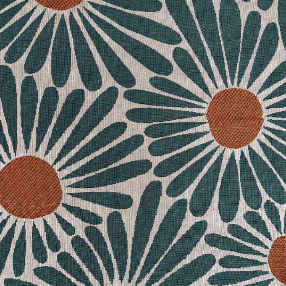 Florale Gänseblümchen Gewebte Wurfdecke