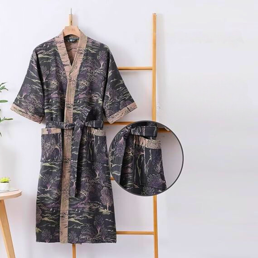 Sanfte Brise Baumwoll-Gaze Robe