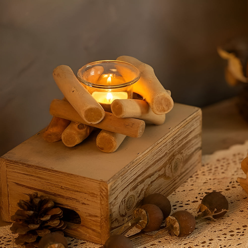 Driftwood Haven Kerzenhalter