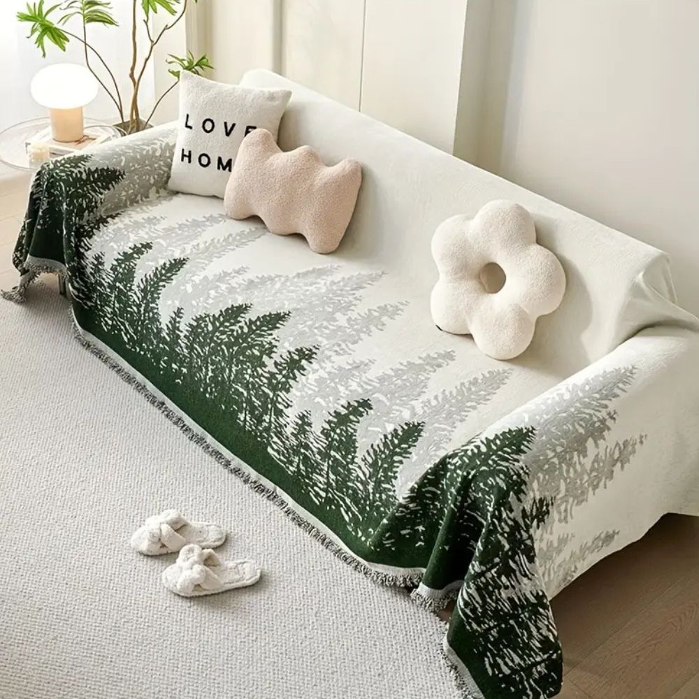 Forest Glitz Sofaüberwurf