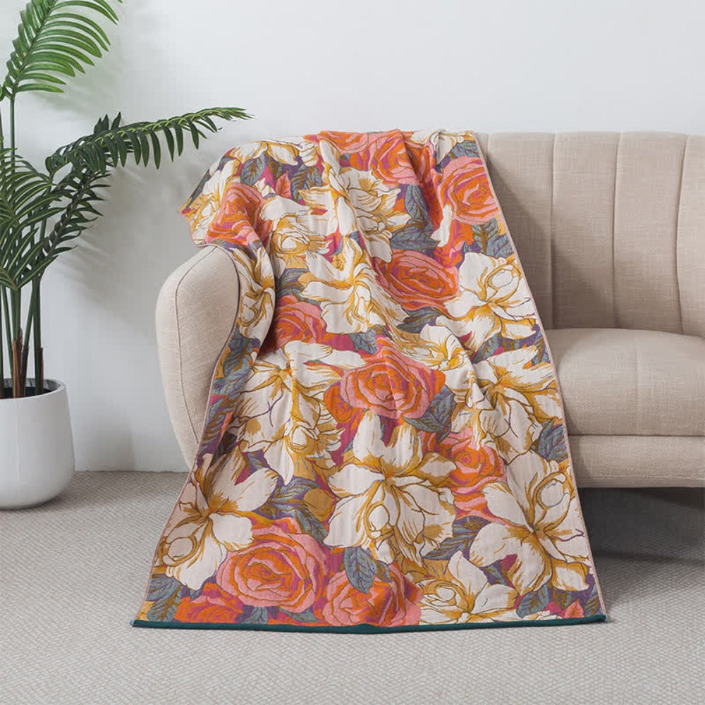 Vintage Rose Baumwoll-Badetuch