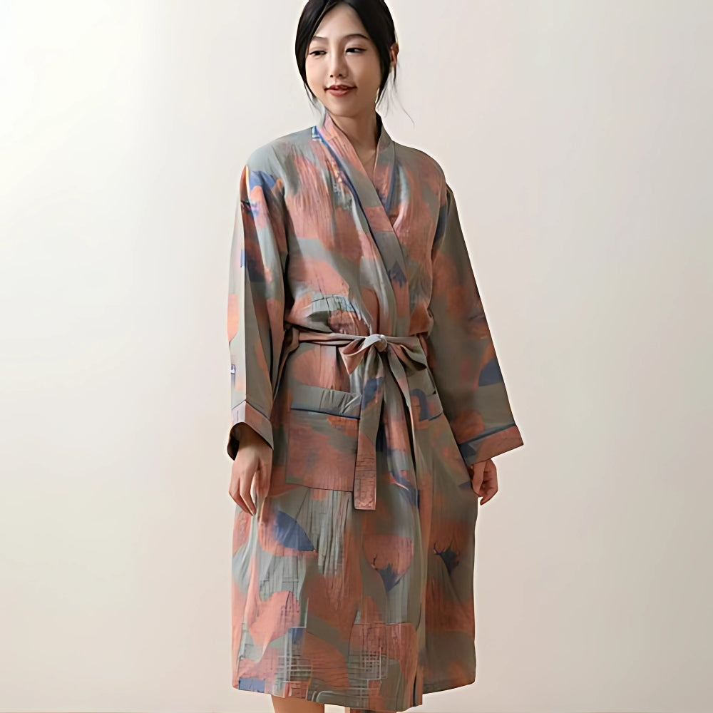 Eden Leaf Baumwoll-Kimono