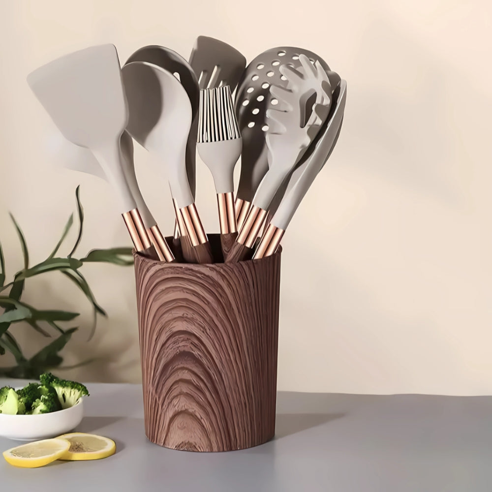 Luxe Silikon Kochutensilien | 10-teiliges Set
