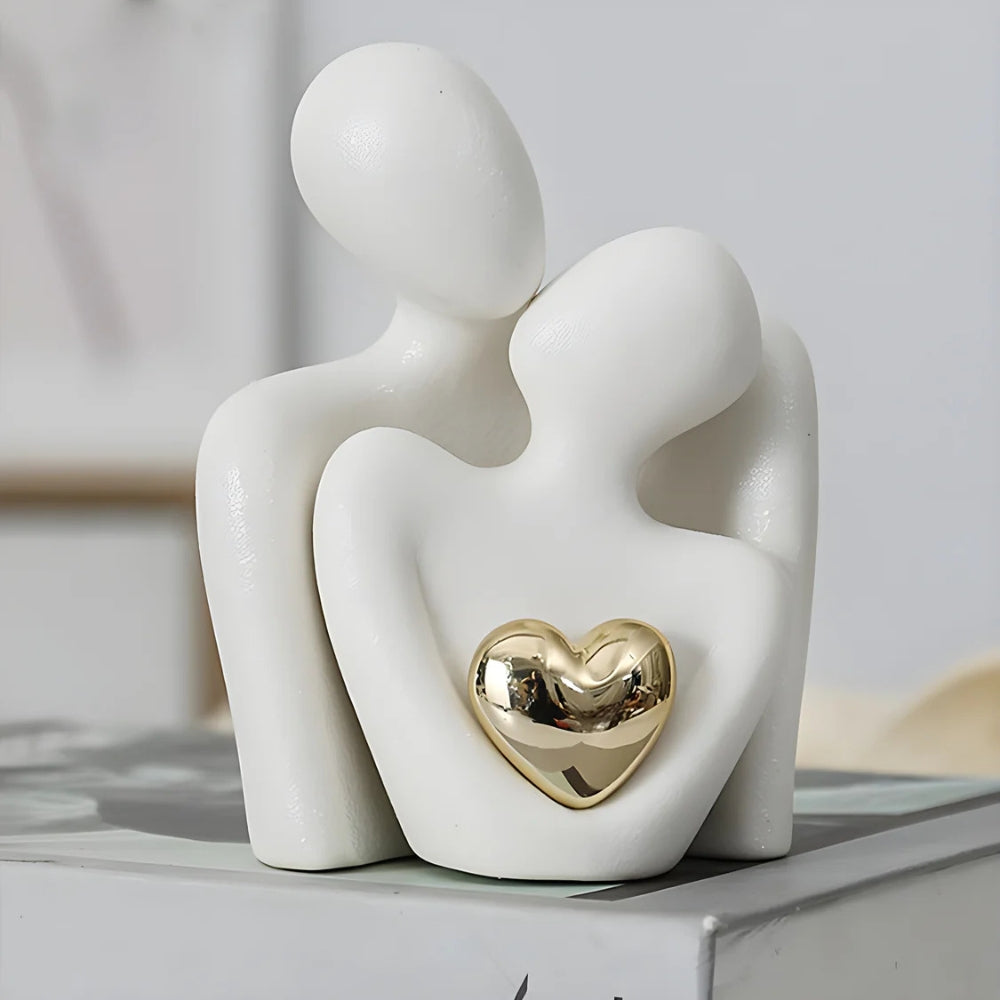 Abstrakte Liebende Sentimentale Figur