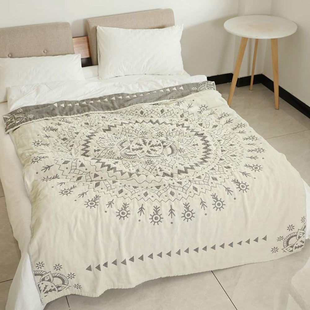 Mandala Kunstmuster Wendeblanket