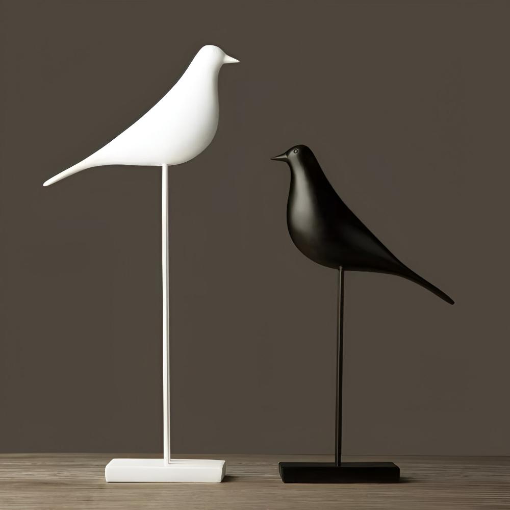 Minimalistische Vogel Dekor Figuren