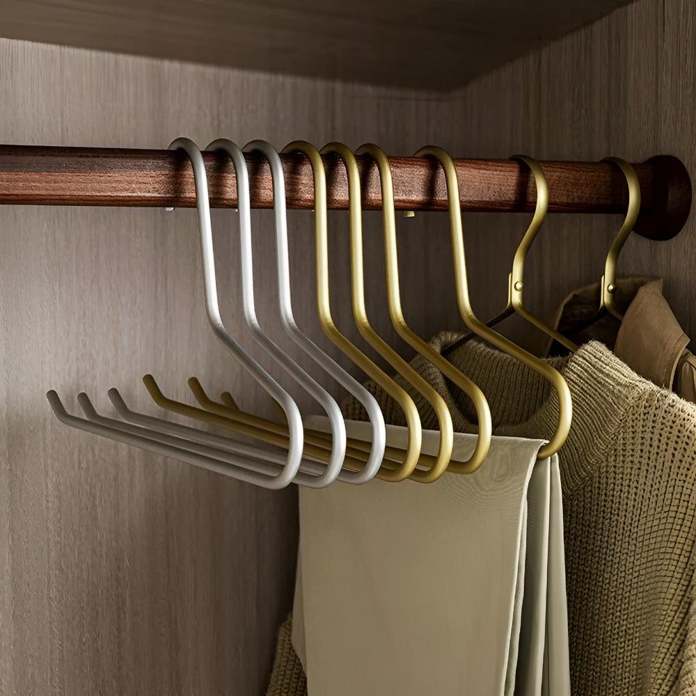 Minimalistische Metall Kleiderbügel | 5 Stück