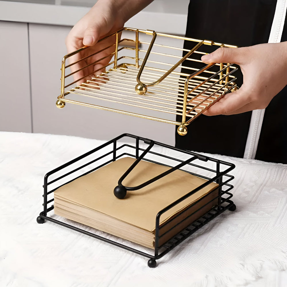 Eleganter Eisen-Serviettenhalter