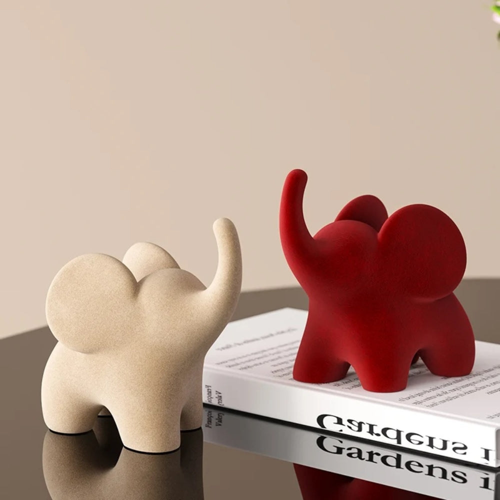 Ekletische Elefant Harzfiguren