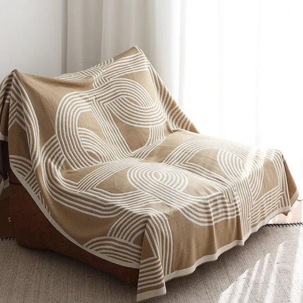 Snuggle Maze Strickdecke