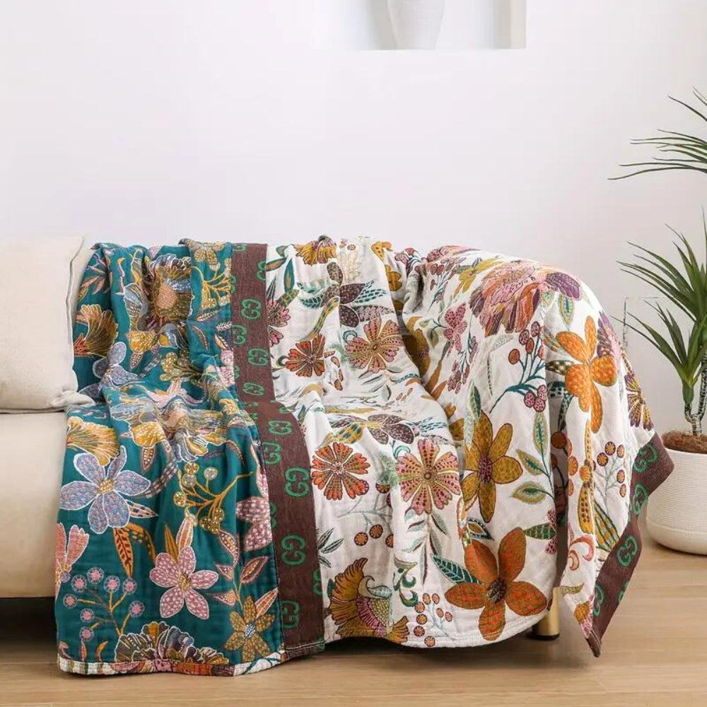 Charm Floral Decke Wurf