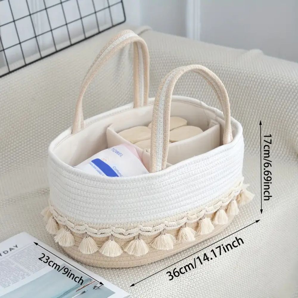 Baby Caddy Organizer mit Spitzenrand