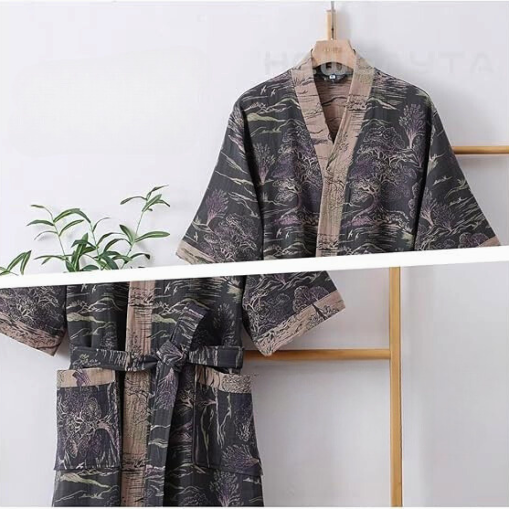 Sanfte Brise Baumwoll-Gaze Robe