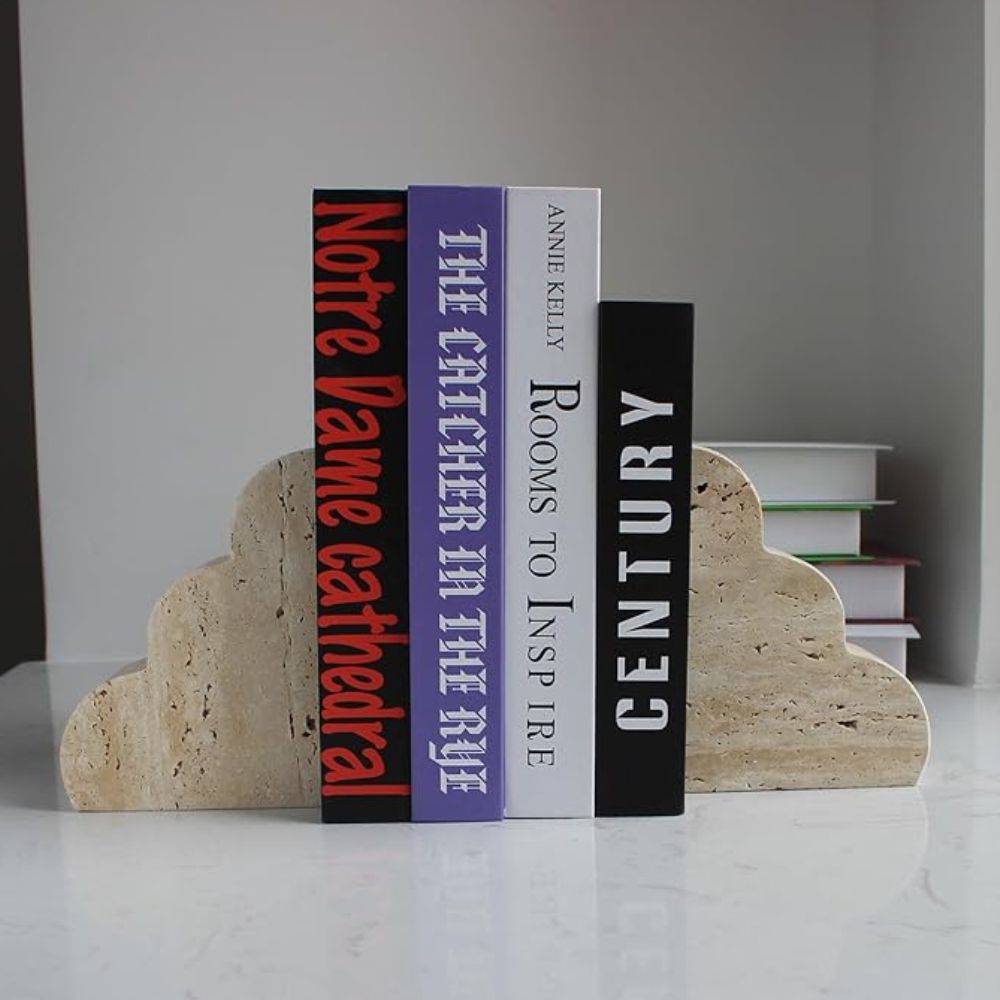 Elysian Travertin Buchstützen