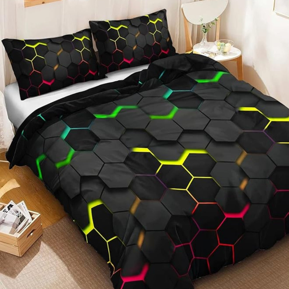 Prisma Hive | 3-teiliges Bettbezug-Set