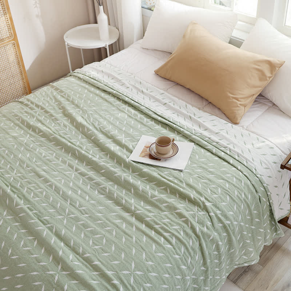 Ultimative Komfort Blatt Gaze Decke