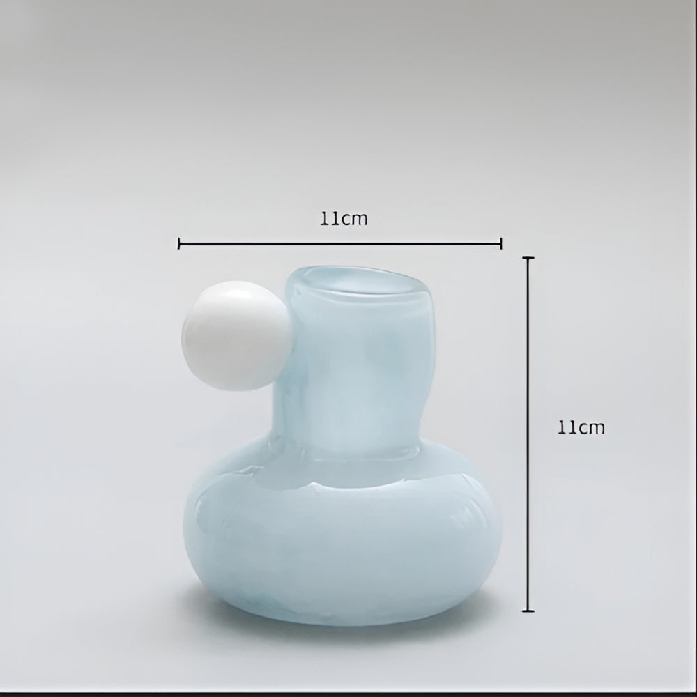 Himmlischer Nordischer Glas Kerzenhalter