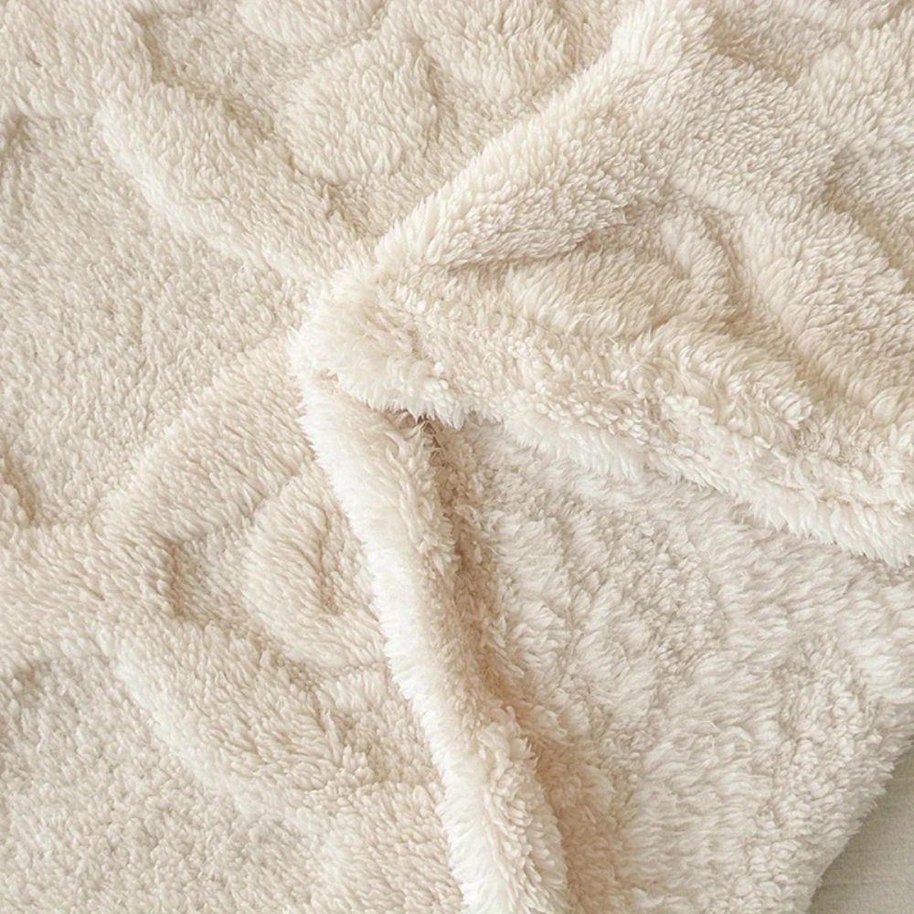 Blattstickerei Fleece Winterdecke
