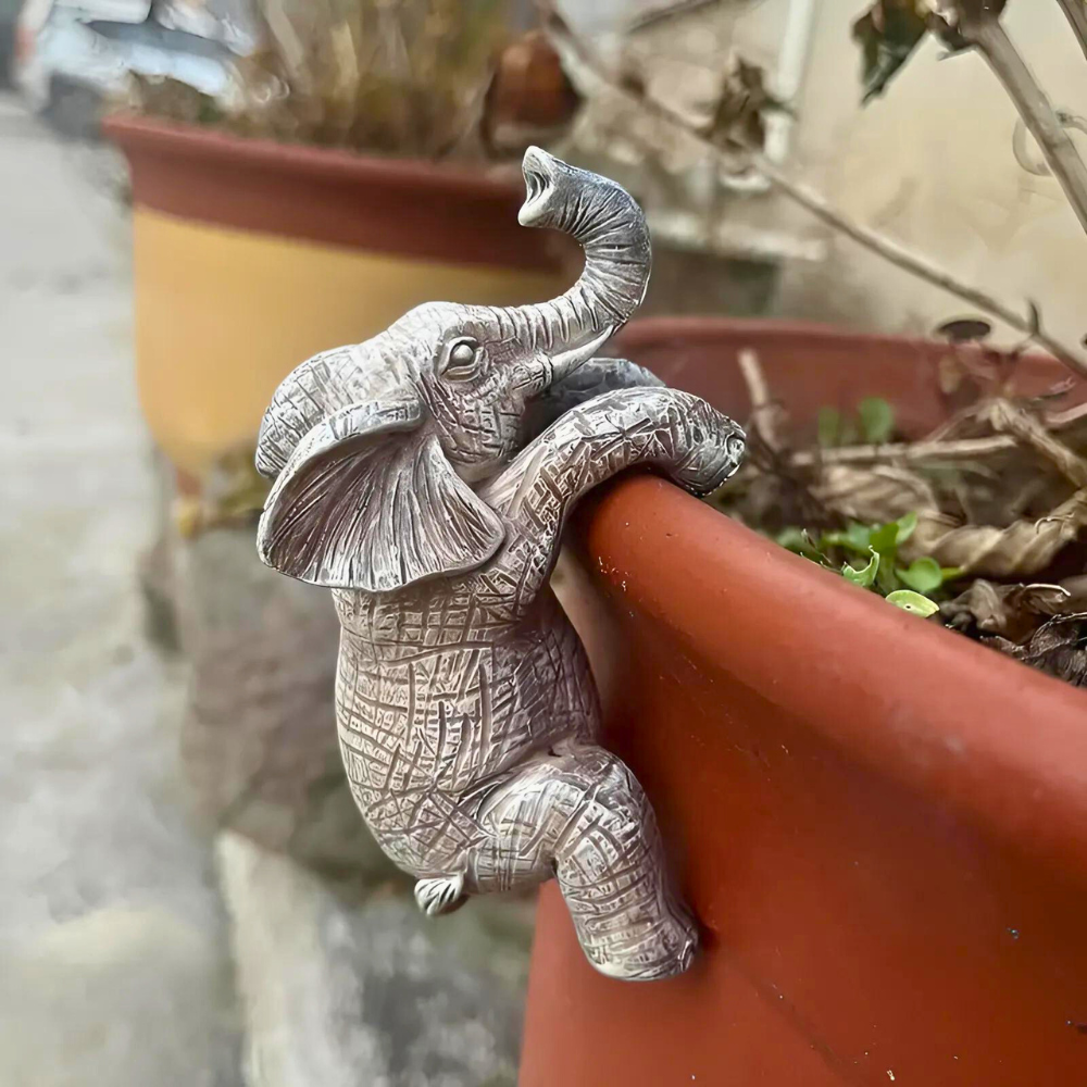 Einzigartige Elefant-Kletter-Skulptur