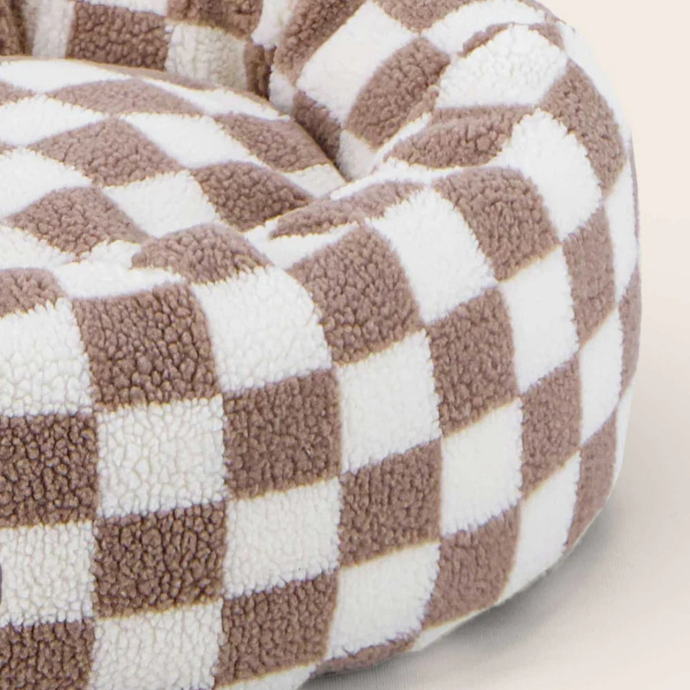 Snuggle Floral Checkerboard Haustierbett