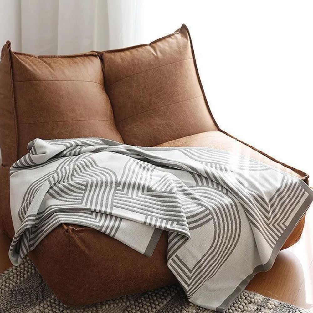 Snuggle Maze Strickdecke
