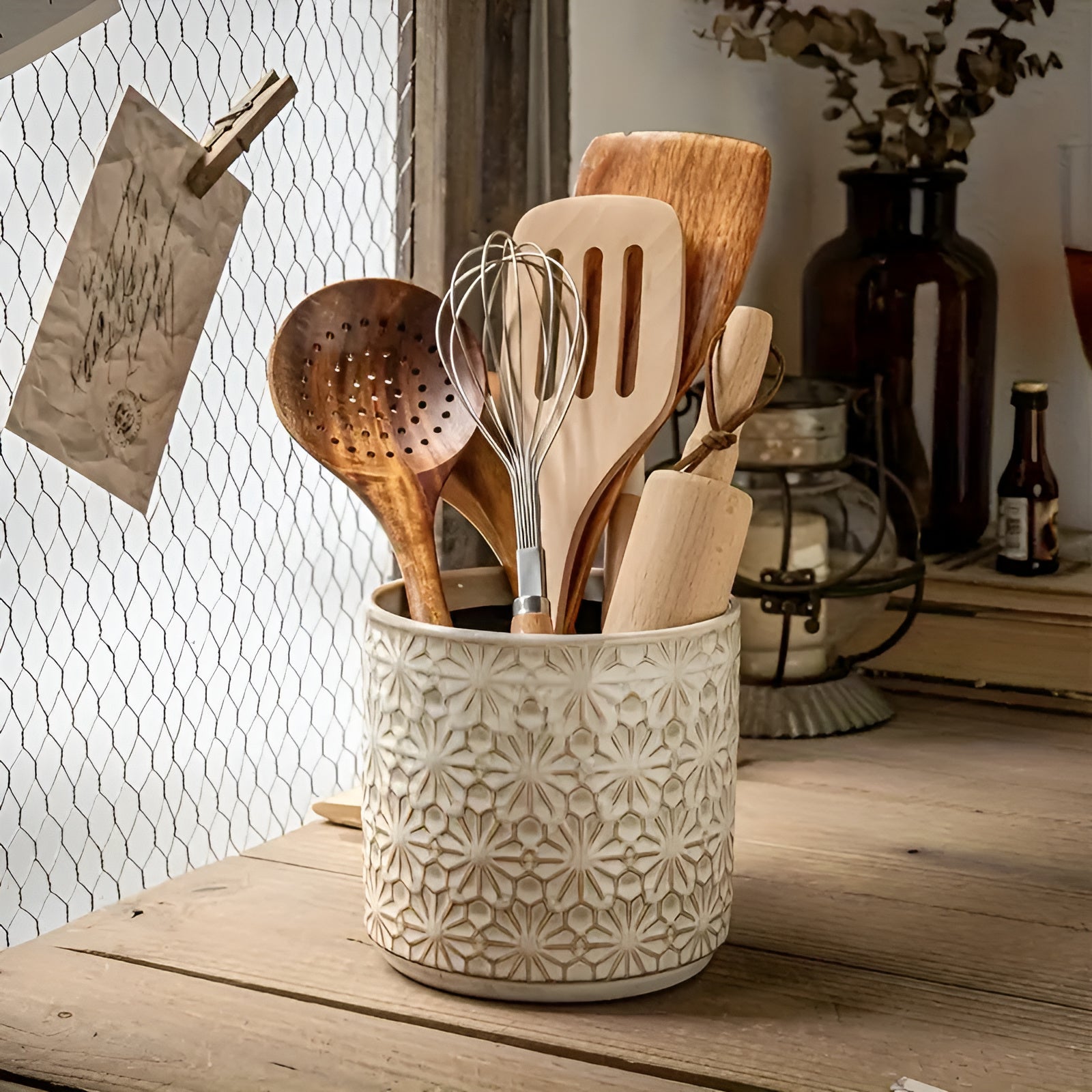 Bloom Craft Keramik Utensilienhalter