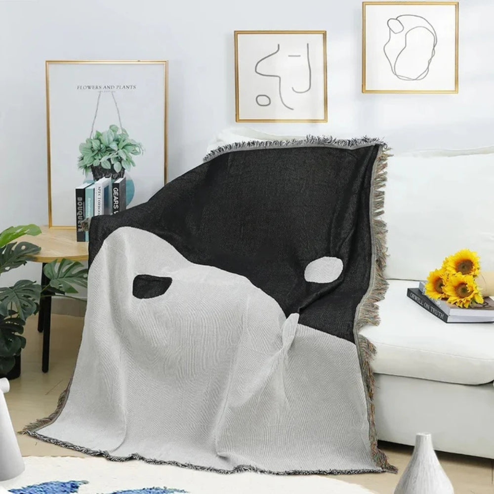 Künstlerische Yin Yang Wandteppich-Decke