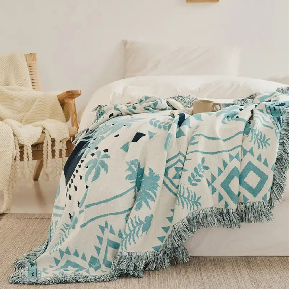 Azura Boho Geometric Strickdecke