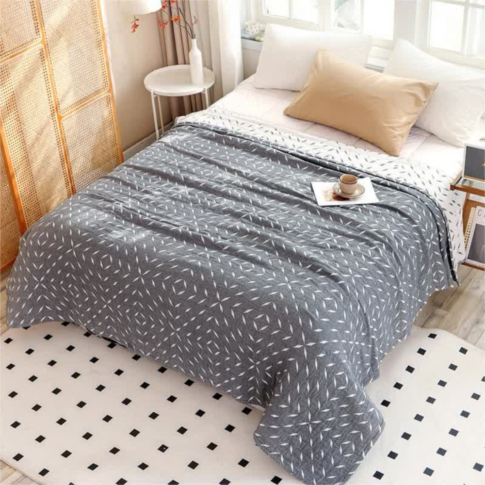 Ultimative Komfort Blatt Gaze Decke