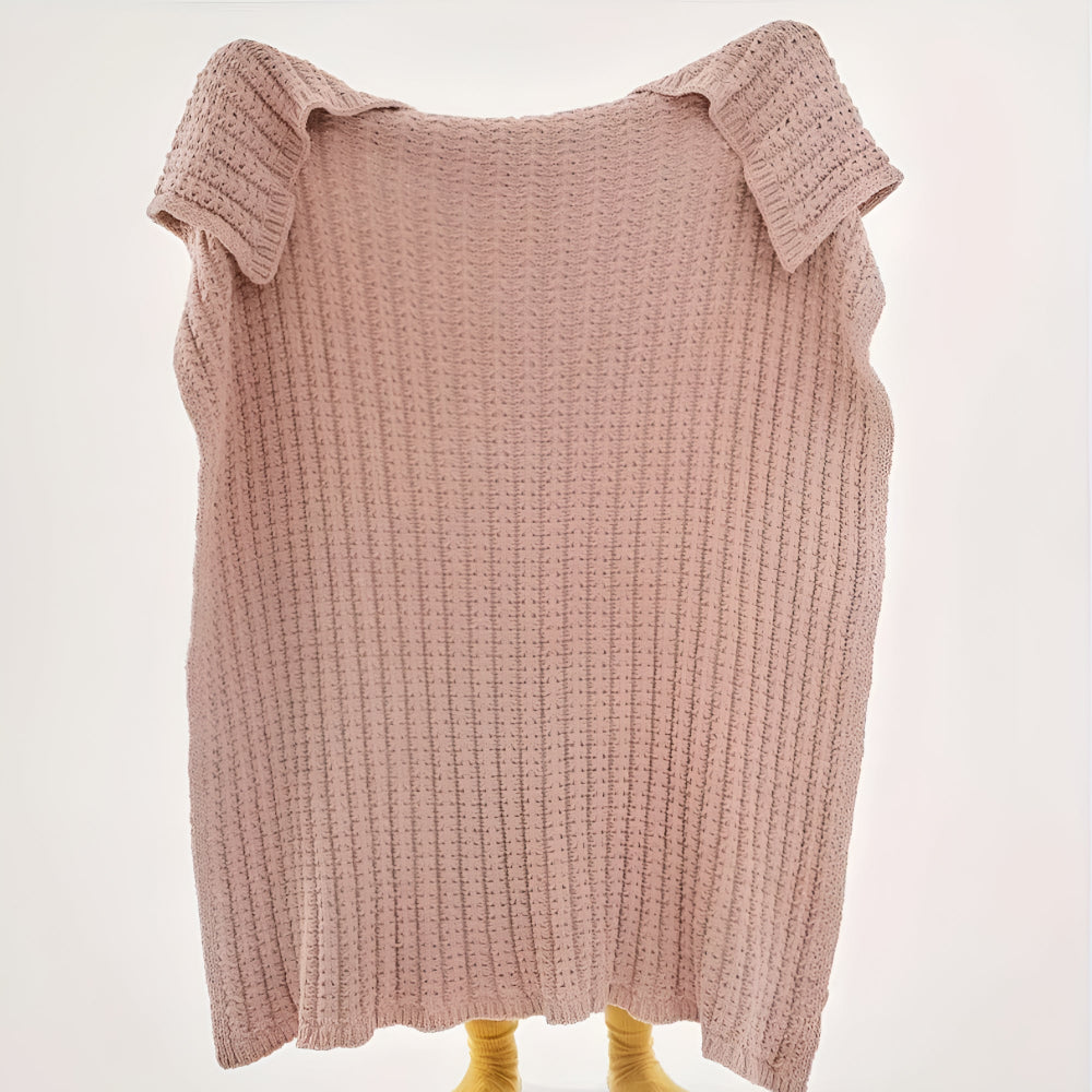 Vintage Chunky Knit Decke