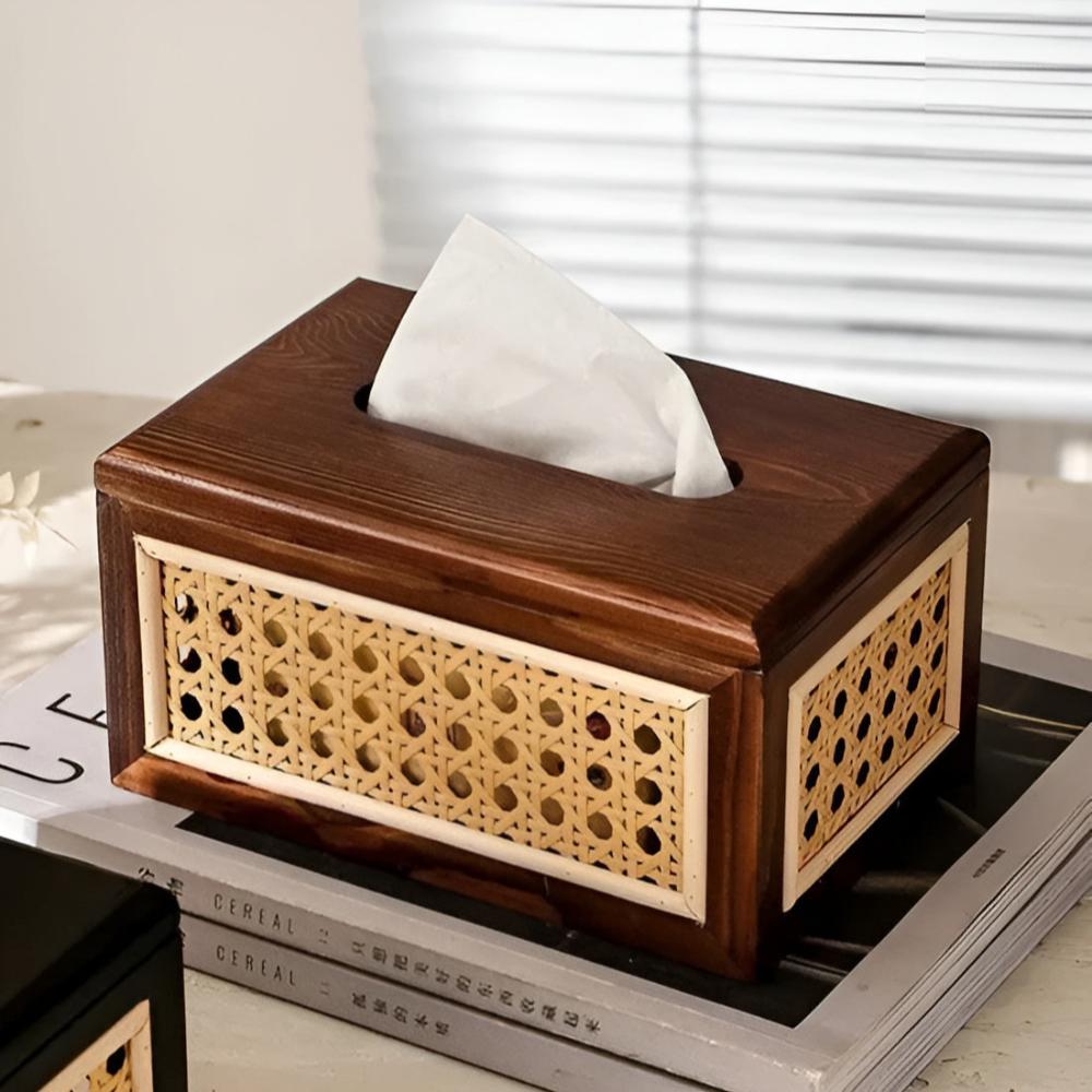 Minimalistische Japandi Taschentuchbox