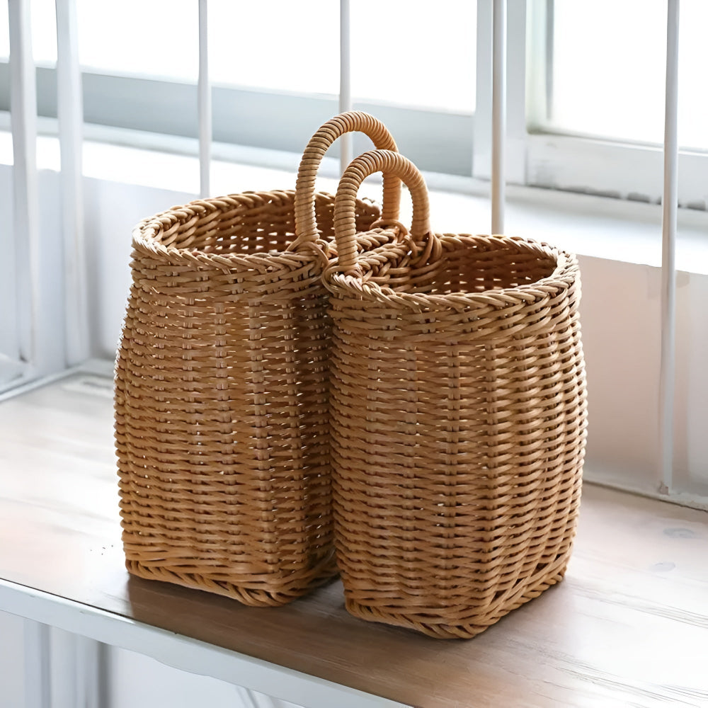 Weiden-Rattan Woven Aufbewahrungskorb