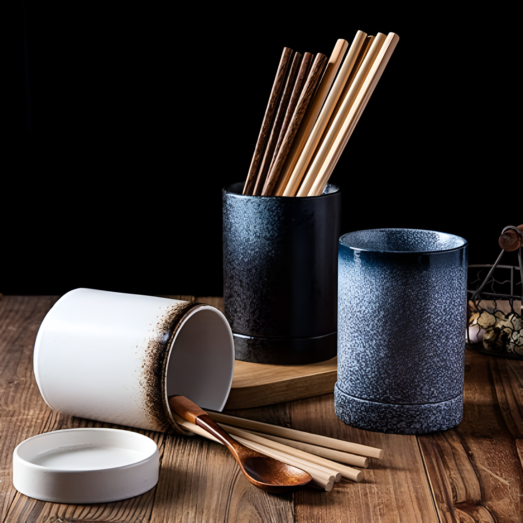 Utensilienhalter im japanischen Stil