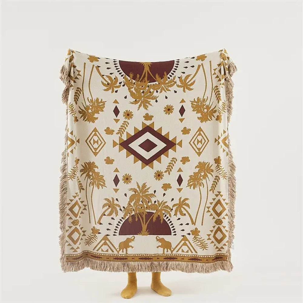 Azura Boho Geometric Strickdecke