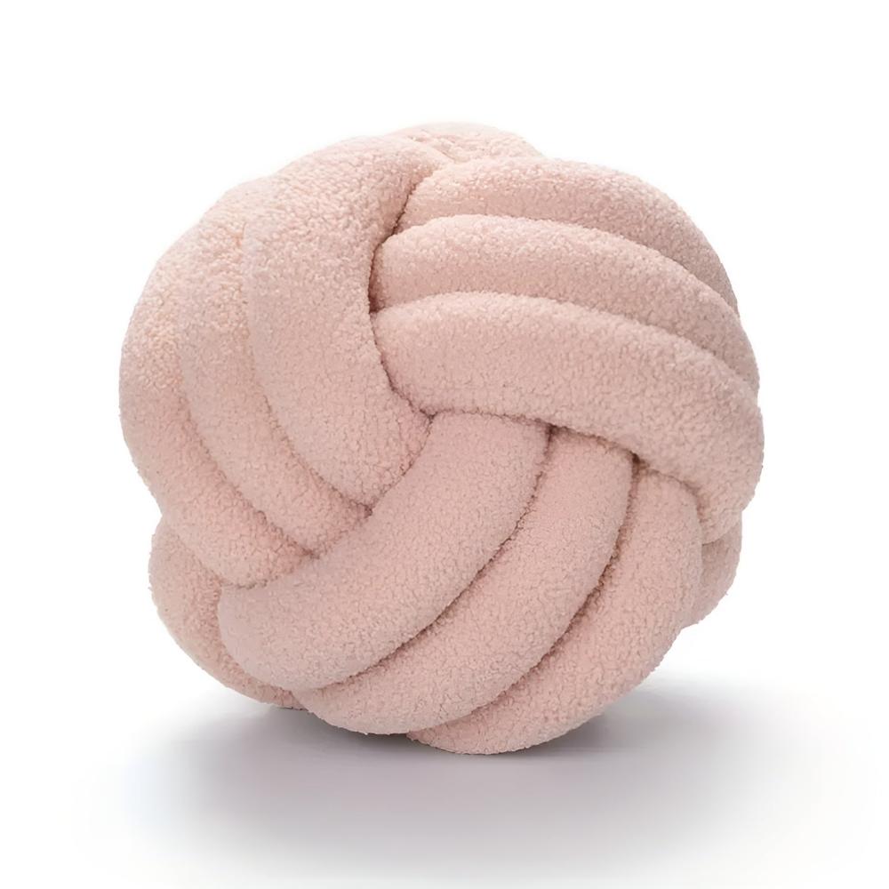 Geknotetes Boucle-Kissen