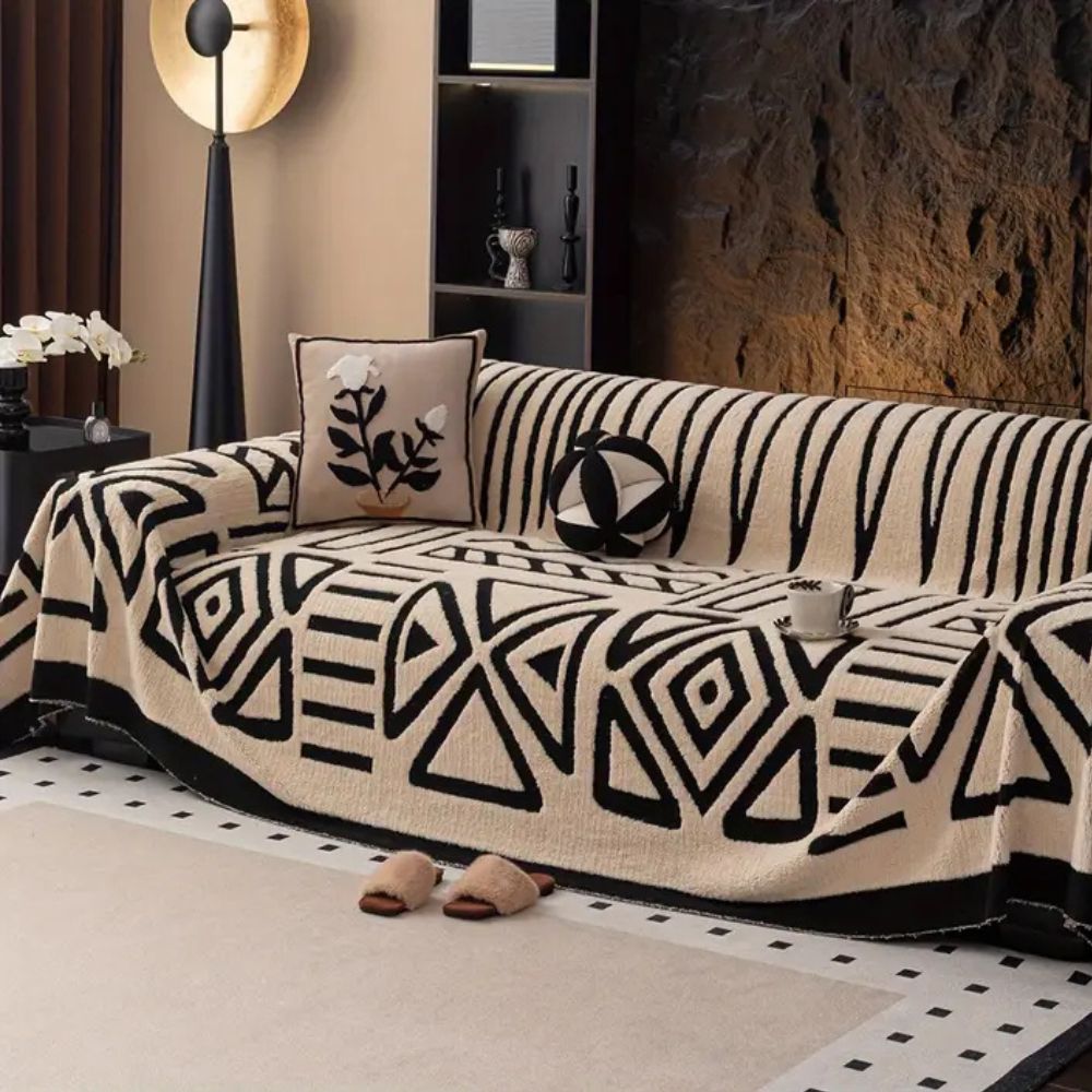 Luxuriöse Urban Maze Sofaabdeckung
