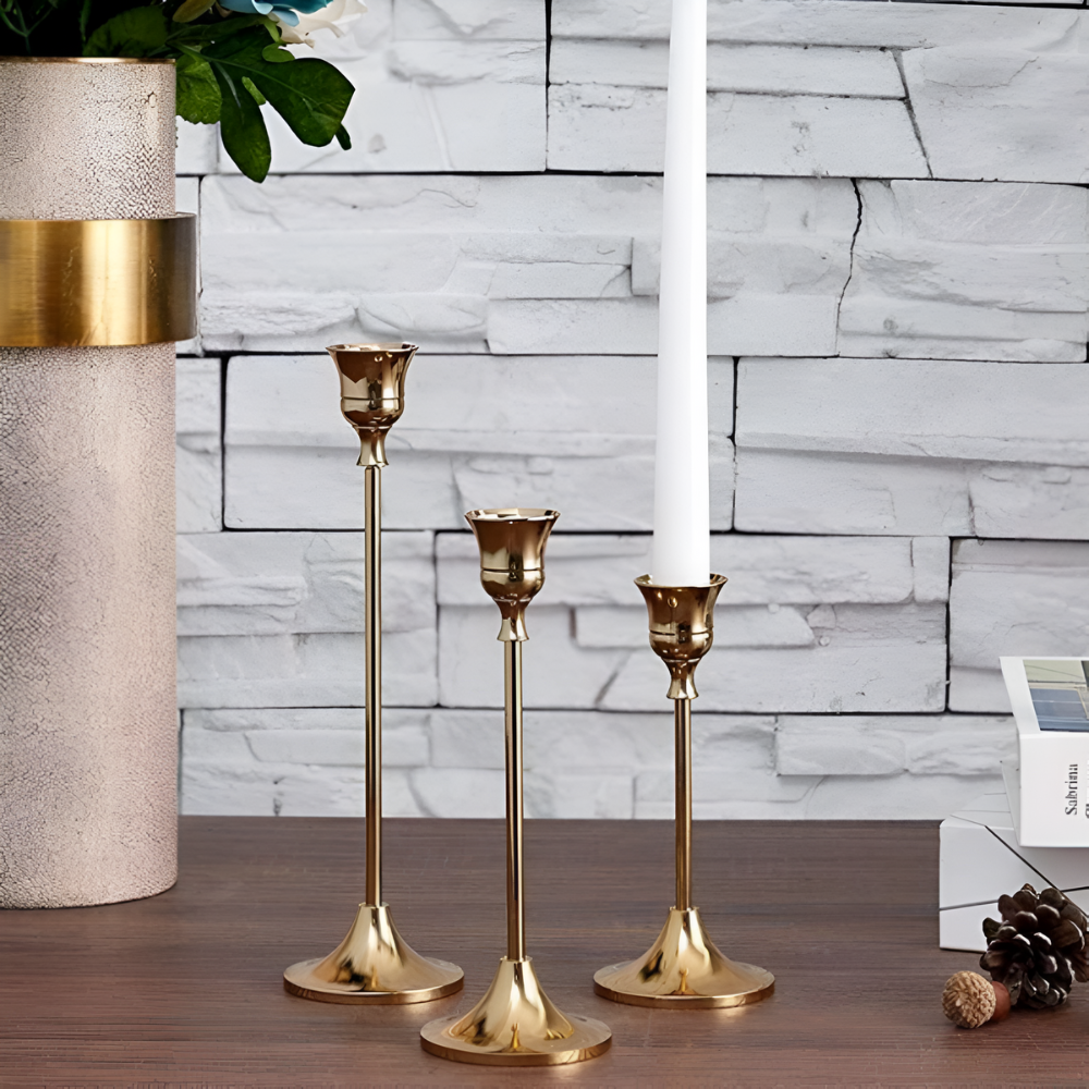 Vintage Stil Kerzenhalter | 3er Set